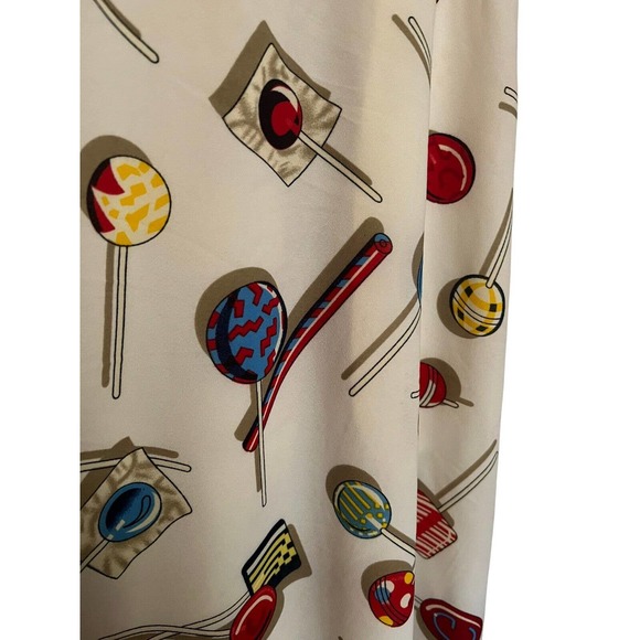 eShakti Women’s Maxi Dress Sleeveless Size 16 XL Candy Sucker Lollipop Lined - Picture 4 of 15